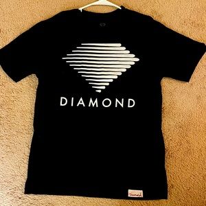 Diamond Supply Company T-Shirt. Size: Medium Color:Black with white label